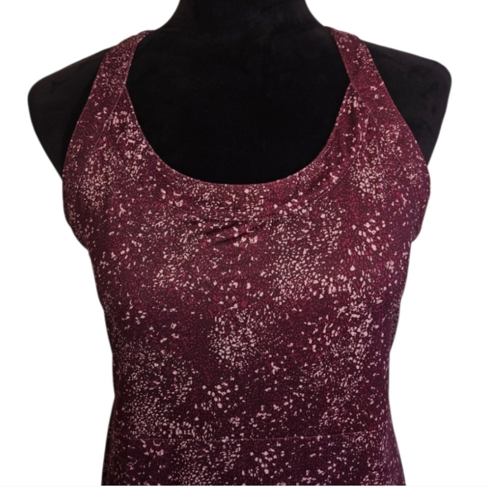 Columbia Women's Maroon Speckled Midi Dress